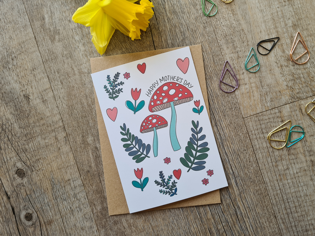 Mother’s Day Mushroom Card
