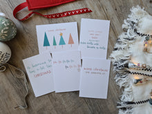 Load image into Gallery viewer, Colourful Christmas Trees Christmas Card
