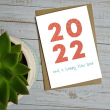 Load image into Gallery viewer, Happy New Year 2022 Card
