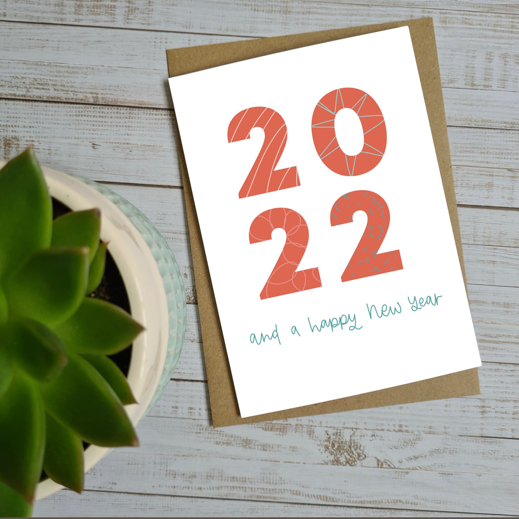 Happy New Year 2022 Card