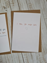 Load image into Gallery viewer, ‘I Am So Into You” Romantic Greeting Card
