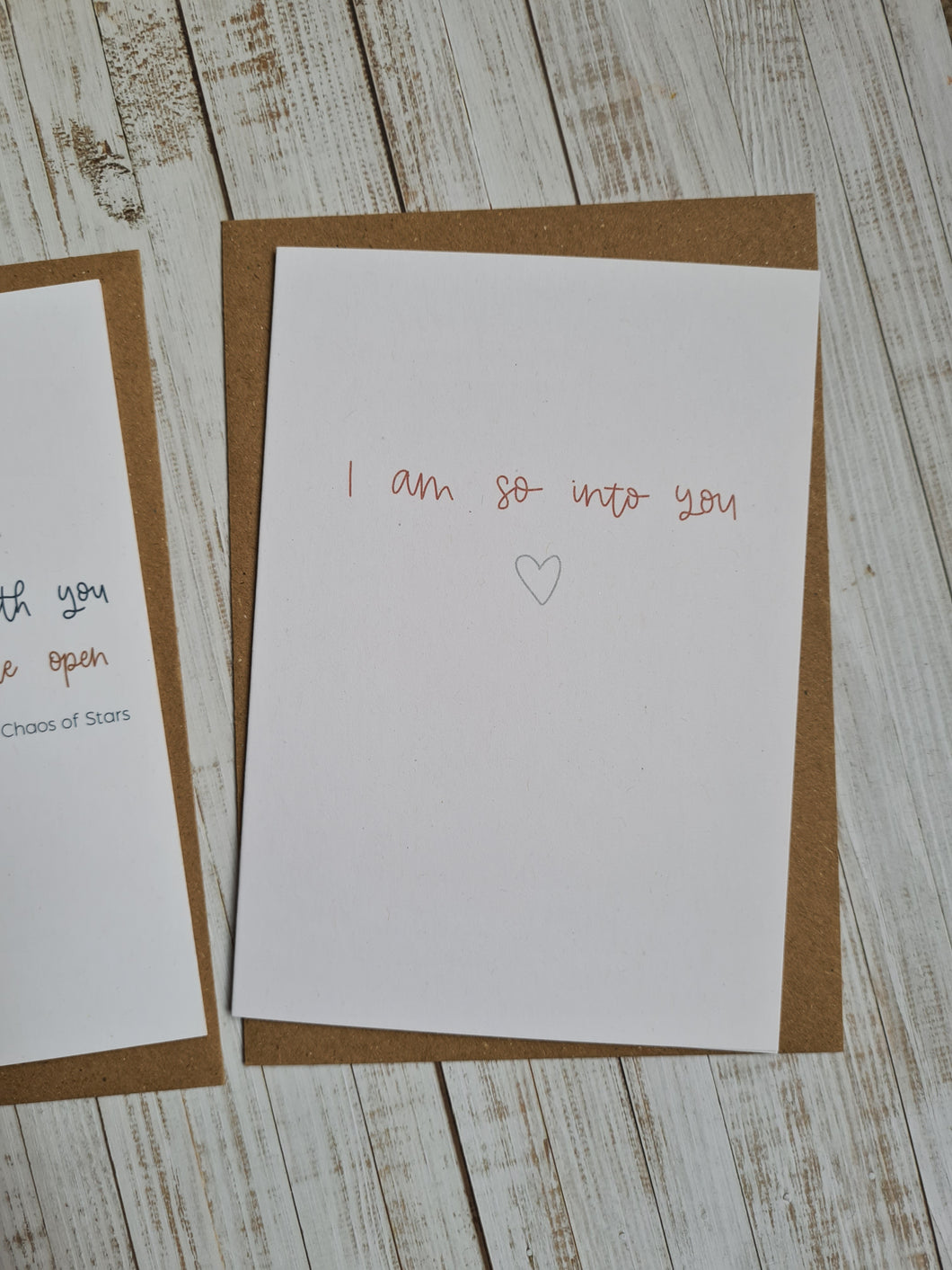 ‘I Am So Into You” Romantic Greeting Card