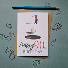 Load image into Gallery viewer, Golfer’s Birthday Card
