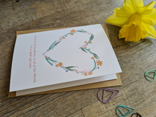 Load image into Gallery viewer, Mother’s Day Heart Wreath Card
