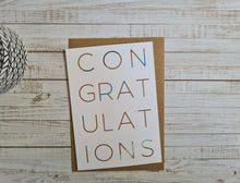 Load image into Gallery viewer, Congratulations Card
