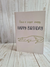 Load image into Gallery viewer, Super Snappy Crocodile Birthday Card
