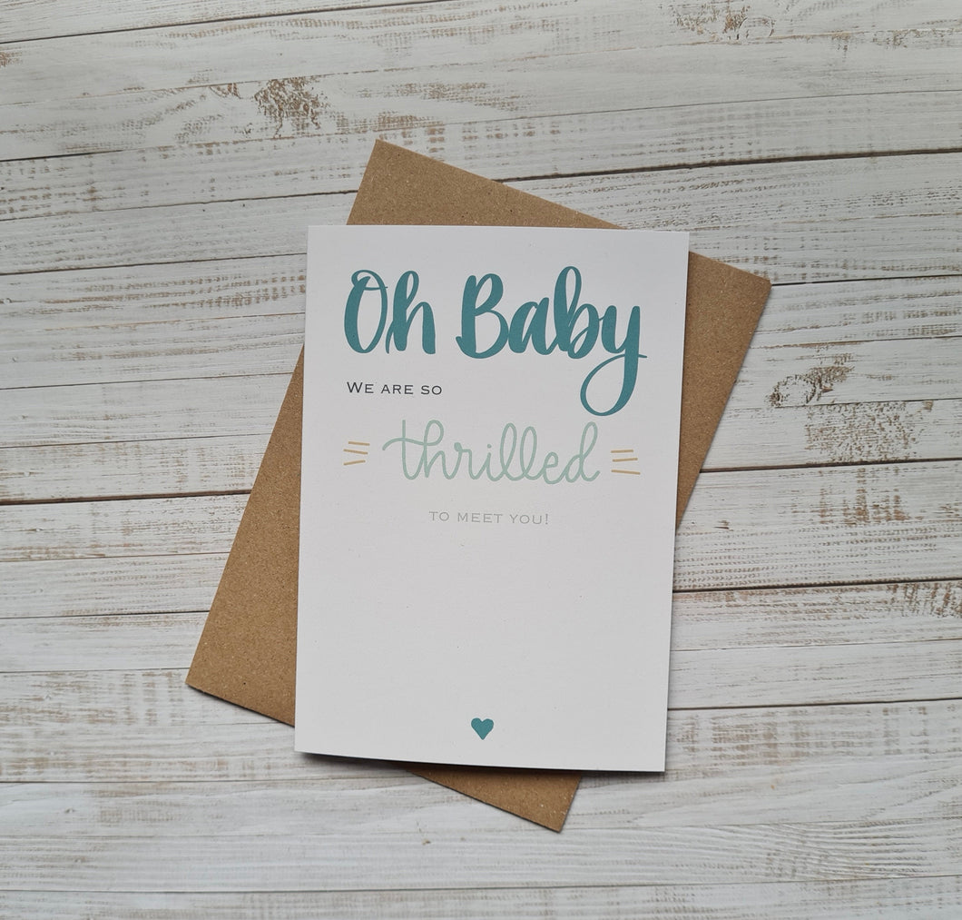 Oh Baby New Baby Card