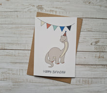 Load image into Gallery viewer, Happy Birthday Dino Card
