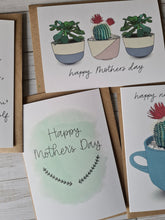 Load image into Gallery viewer, Mother’s Day Card | Succulents | Mothering Sunday | Greeting Card
