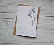 Load image into Gallery viewer, Forget-me-not Sympathy Card
