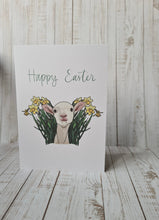 Load image into Gallery viewer, Easter Lamb in Daffodils Card
