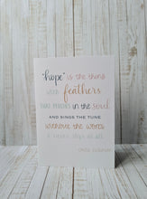 Load image into Gallery viewer, A card about Hope Greeting Card The Folded Paper Company 
